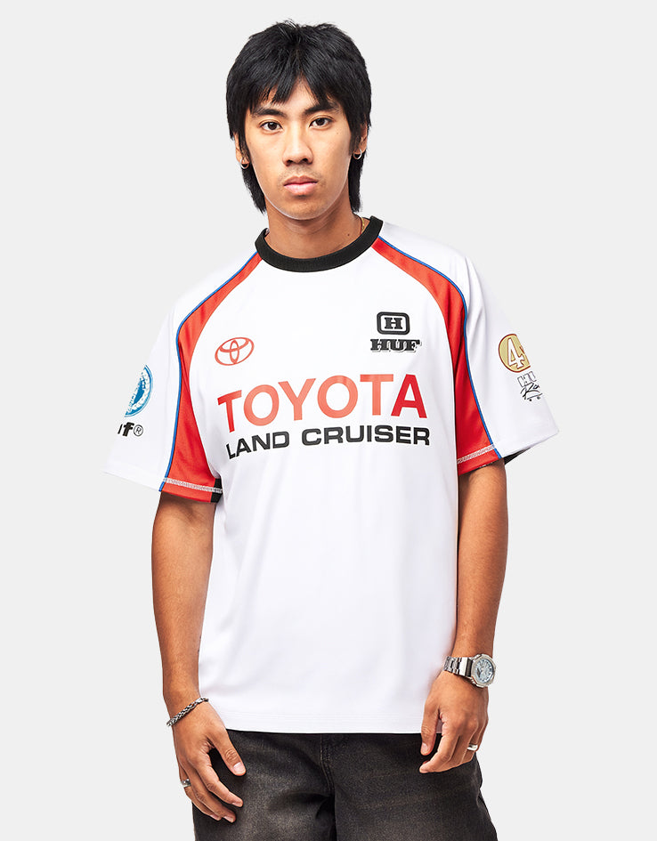 HUF x Land Cruiser Rally Jersey - White