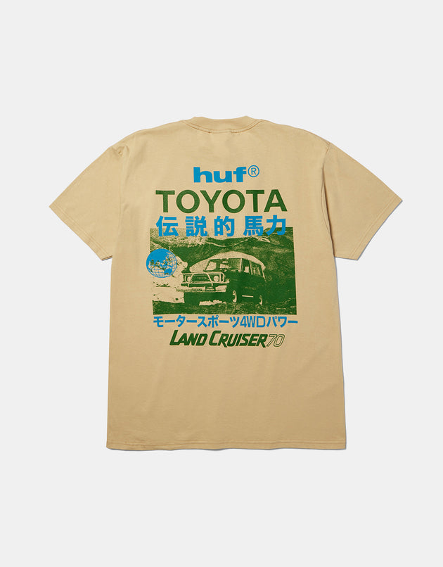 HUF x Land Cruiser 70 T-Shirt - Sand