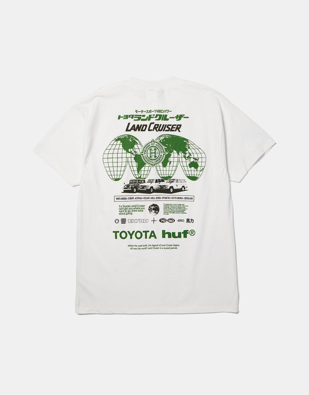 HUF x Land Cruiser Global T-Shirt - White