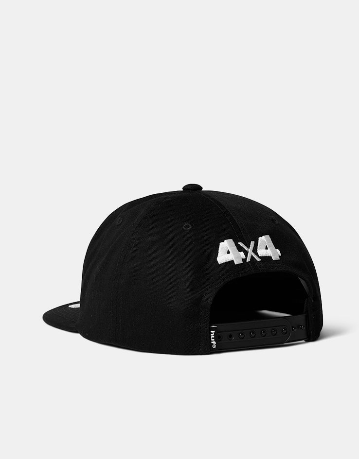 HUF x Land Cruiser Rally Snapback - Black