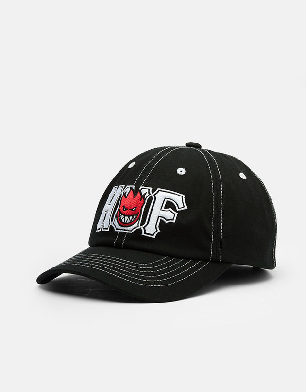 HUF x Spitfire Union Snapback Cap - Black
