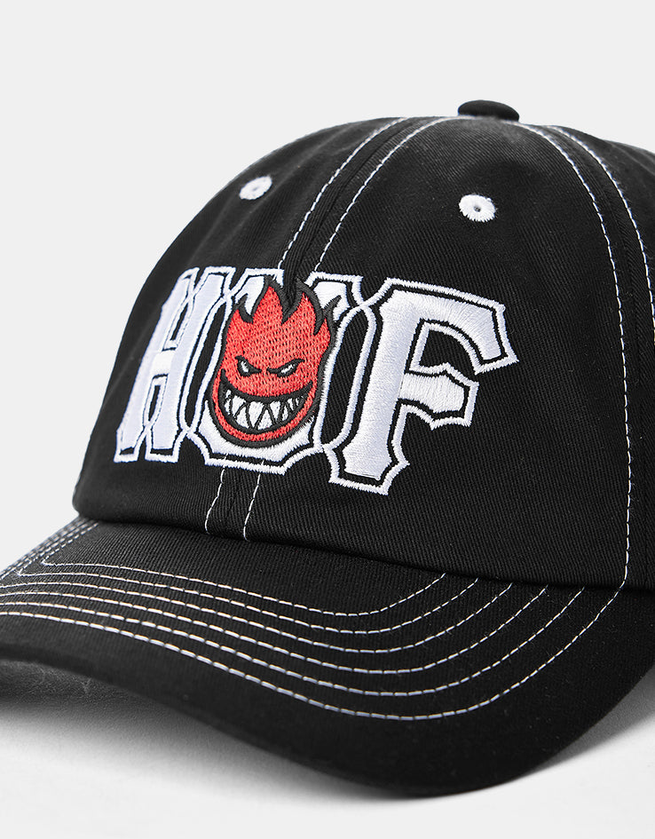 HUF x Spitfire Union Snapback Cap - Black