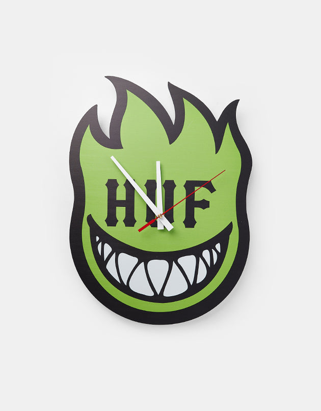 HUF x Spitfire Bighead Clock - HUF Green