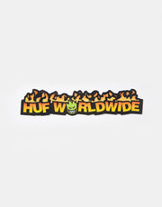 HUF x Spitfire In Flames Sticker - Multi