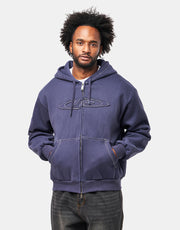 ICHPIG Optic Zip-Up Hoodie - Ink