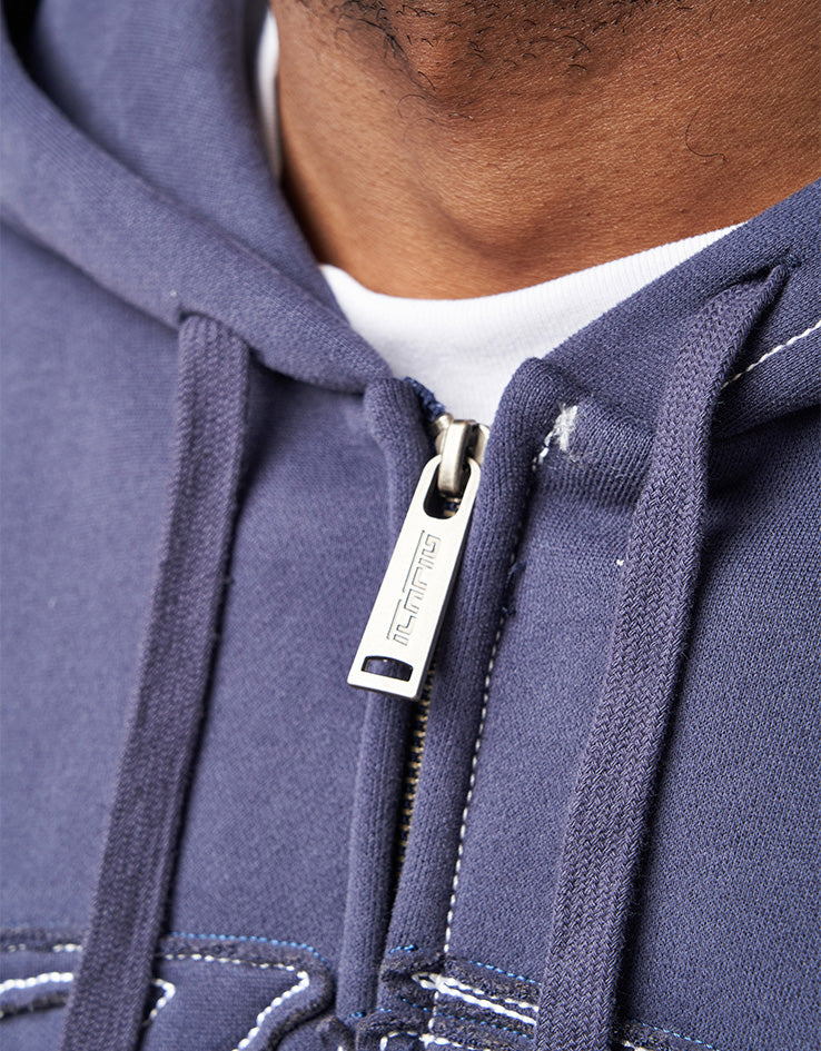 ICHPIG Optic Zip-Up Hoodie - Ink