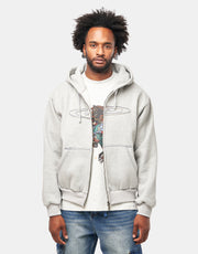 ICHPIG Optic Zip-Up Hoodie - Grey Marle