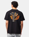 Magenta Pillar T-Shirt - Black