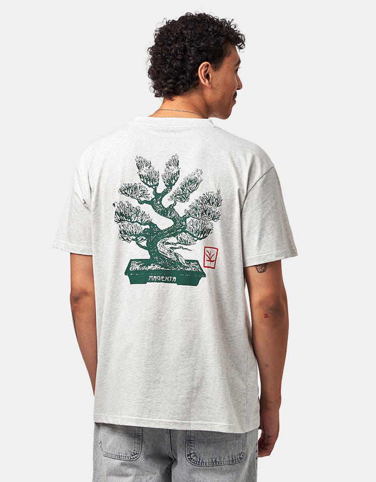 Magenta Bonsai T-Shirt - Ash