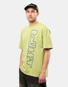 Butter Goods Warped T-Shirt - Pistachio