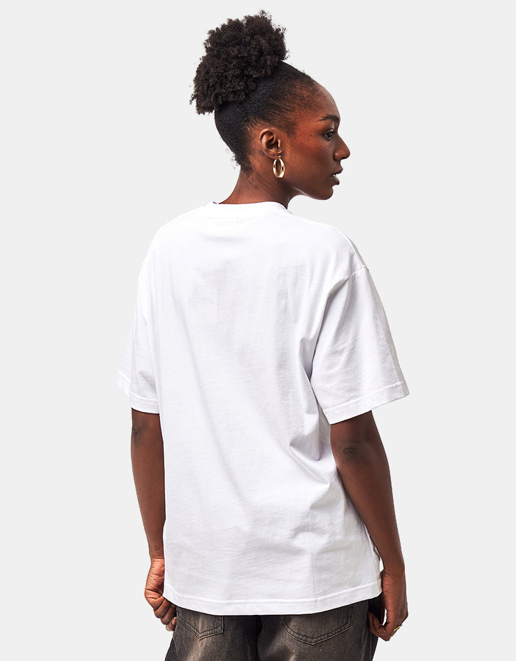 Butter Goods Stencil Logo T-Shirt - White