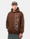 Butter Goods Warped Pullover Hoodie - Dark Brown
