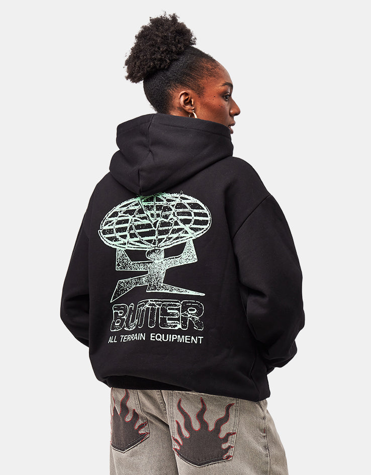 Butter Goods Terrain Pullover Hoodie - Black