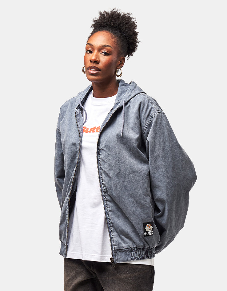 Butter Goods Insulated Work Jacket - Washed Slate