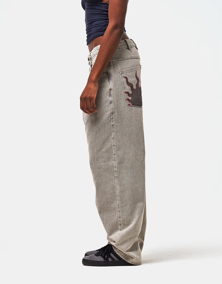 Butter Goods Solar Fade Denim Jeans - Grey Wash