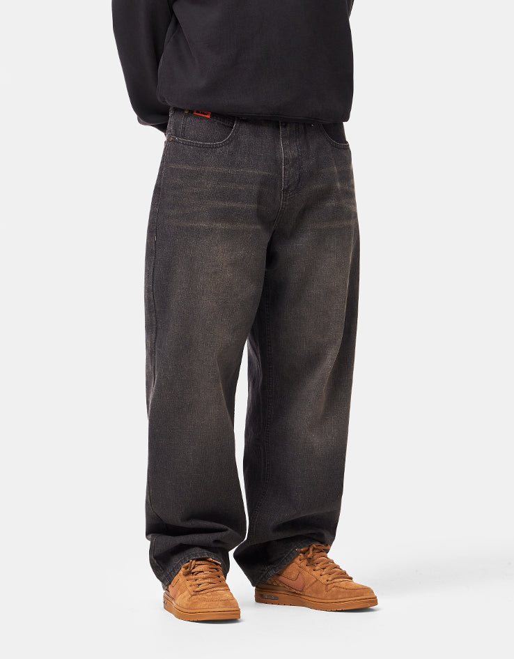 Butter Goods Baggy Denim Jeans - Slub Black
