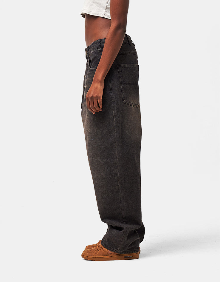 Butter Goods Baggy Denim Jeans - Slub Black