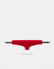 Tensor Mag Light 5.25 Velvet Skateboard Trucks - Red/White (Pair)