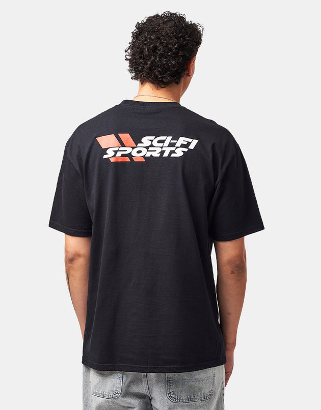 Sci-Fi Fantasy Sci-Fi Sports T-Shirt - Black