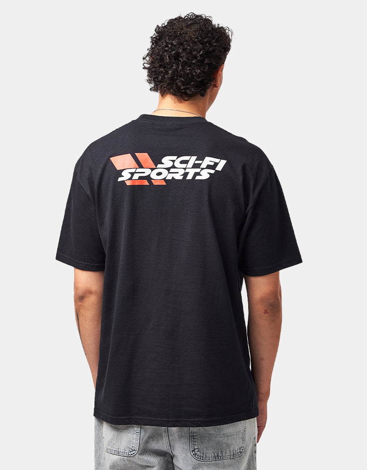 Sci-Fi Fantasy Sci-Fi Sports T-Shirt - Black