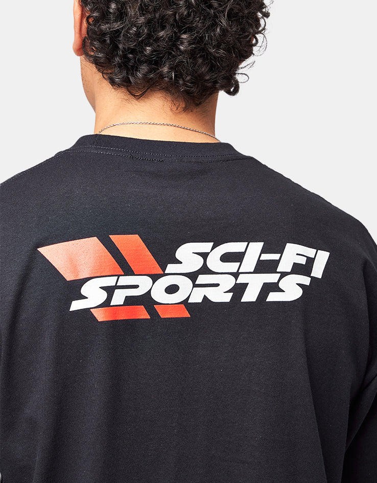 Sci-Fi Fantasy Sci-Fi Sports T-Shirt - Black