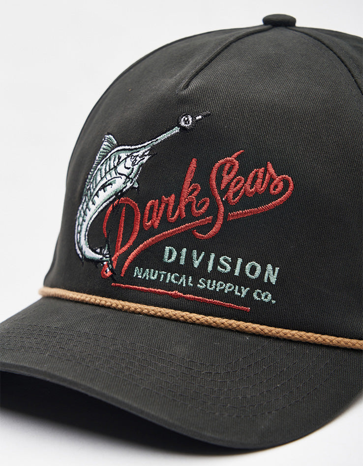 Dark Seas Reyes Snapback Cap - Black
