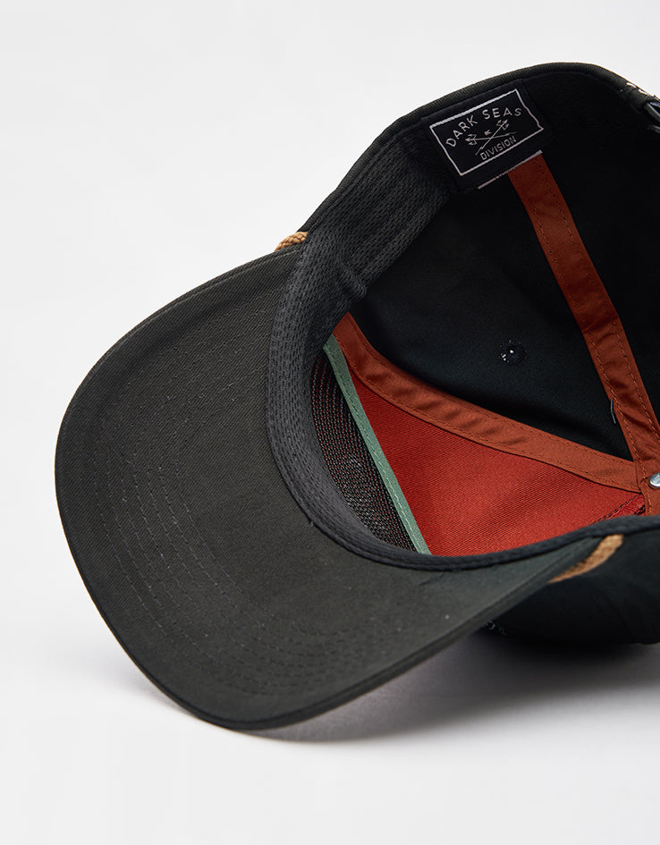 Dark Seas Reyes Snapback Cap - Black