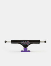 Slappy Bam Margera ST1 Hollow Skateboard Trucks - Black/Purple (Pair)