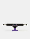 Slappy Bam Margera ST1 Hollow Skateboard Trucks - Black/Purple (Pair)