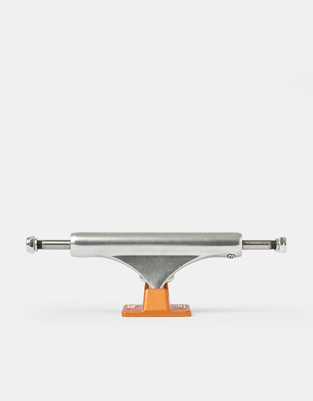 Slappy ST1 Hollow Lights Skateboard Trucks - Polished/Burnt Orange (Pair)