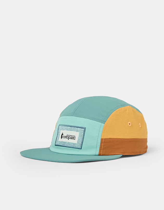 Cotopaxi Zen Garden Tech 5 Panel Cap - Tide Pool/Everglade