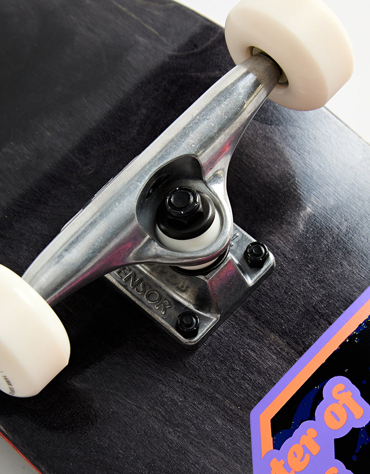Globe G1 Master of Chaos Black Cat Complete Skateboard - 8"