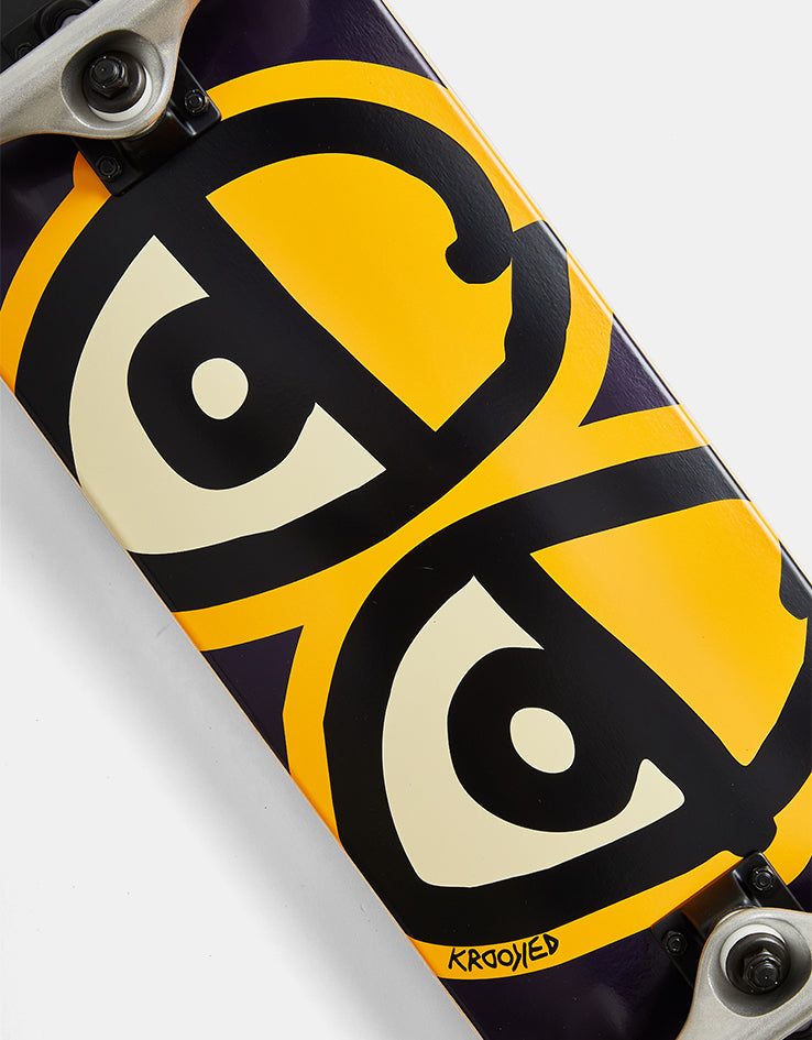 Krooked Glow Eyes Complete Skateboard - 8.25"