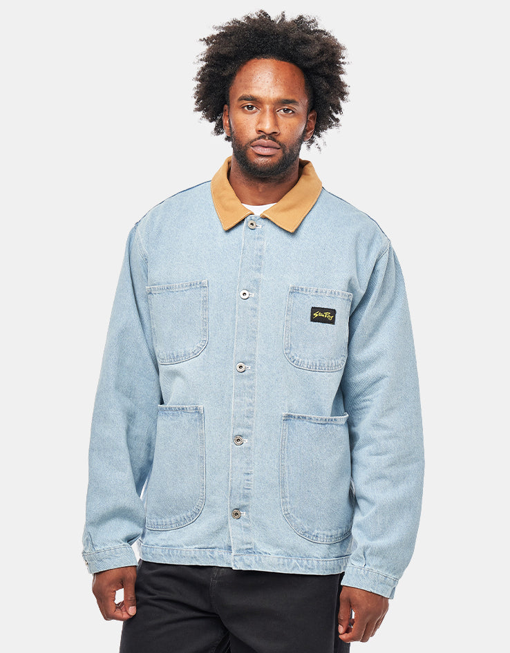 Stan Ray Coverall Jacket - Ice Stone Denim