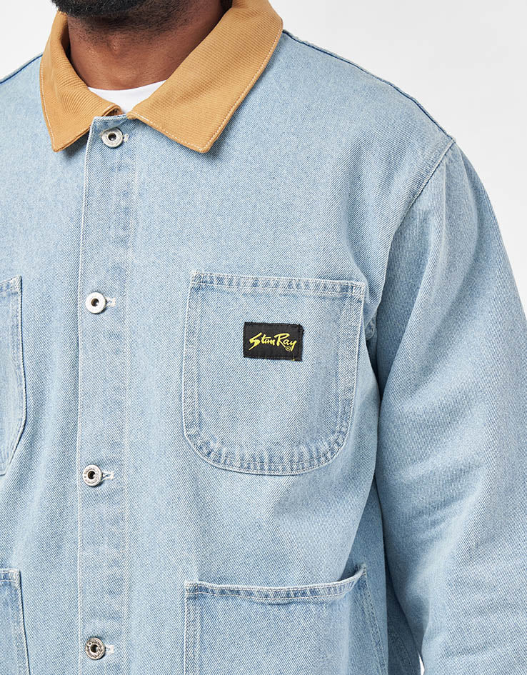Stan Ray Coverall Jacket - Ice Stone Denim