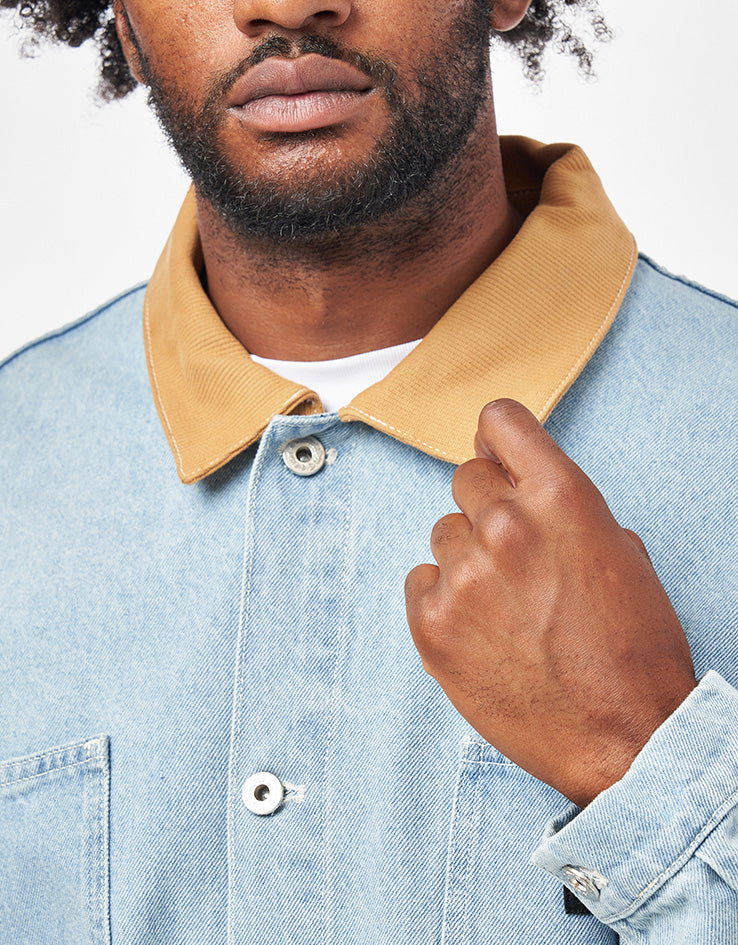 Stan Ray Coverall Jacket - Ice Stone Denim