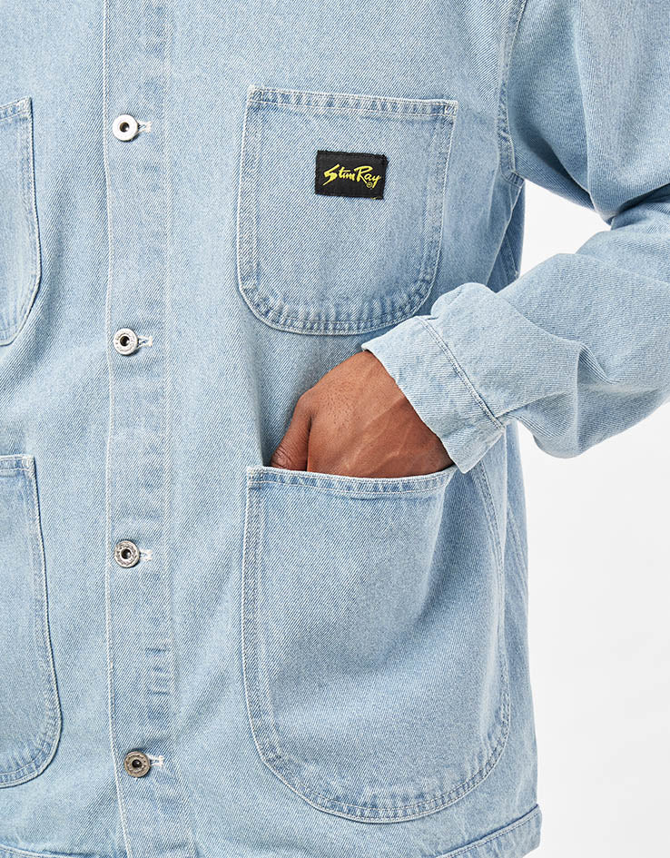 Stan Ray Coverall Jacket - Ice Stone Denim