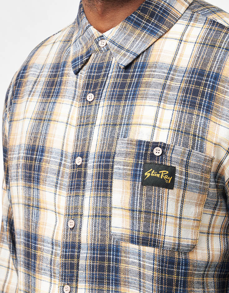Stan Ray Flannel Shirt - Navy Plaid