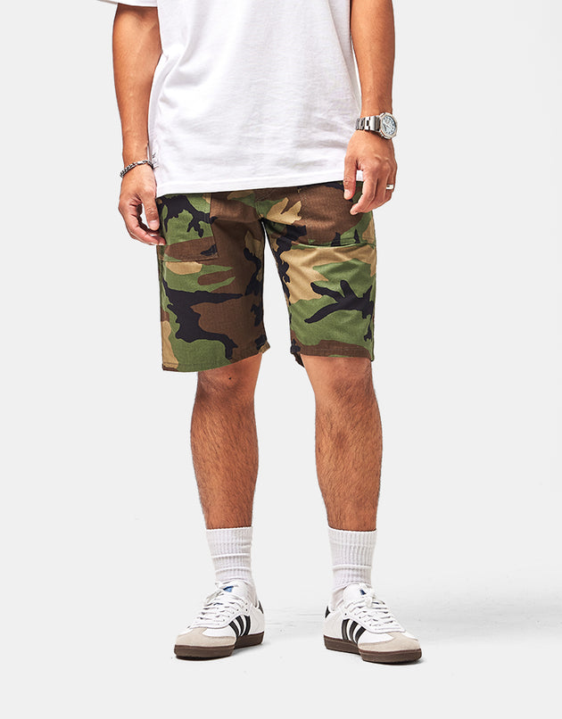 Stan Ray Fatigue Shorts - Woodland Camo