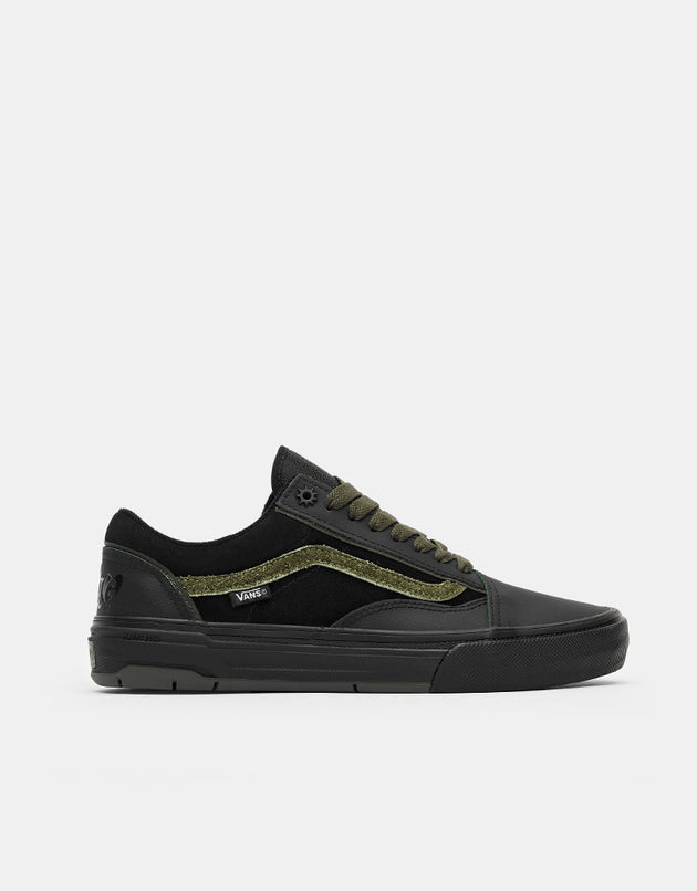 Vans Skate Old Skool Wafflecup Shoes - (Willow) Green/Black