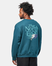 The North Face Retro Trail Relaxed Crew - Pacific Teal