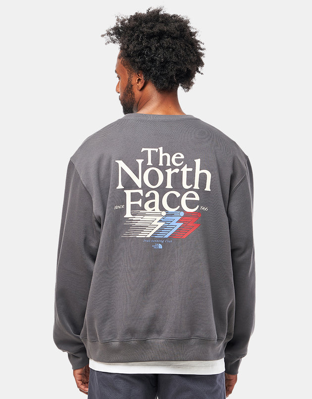 The North Face Retro Trail Relaxed Crew - Anthracite Grey