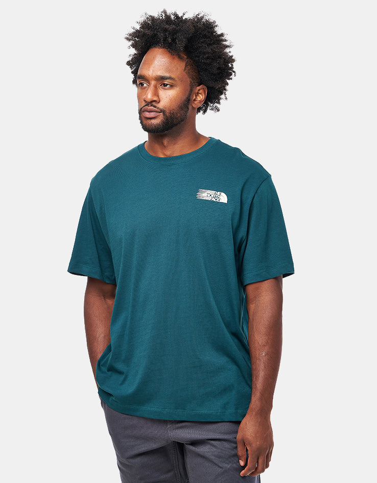 The North Face Retro Trail Relaxed T-Shirt - Pacific Teal