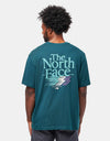 The North Face Retro Trail Relaxed T-Shirt - Pacific Teal