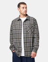 Route One Ballard L/S Shirt - Black Check
