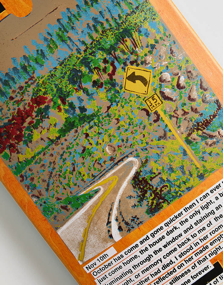 Lovenskate x Craig Questions October Has Come And Gone Skateboard Deck - 9.1"