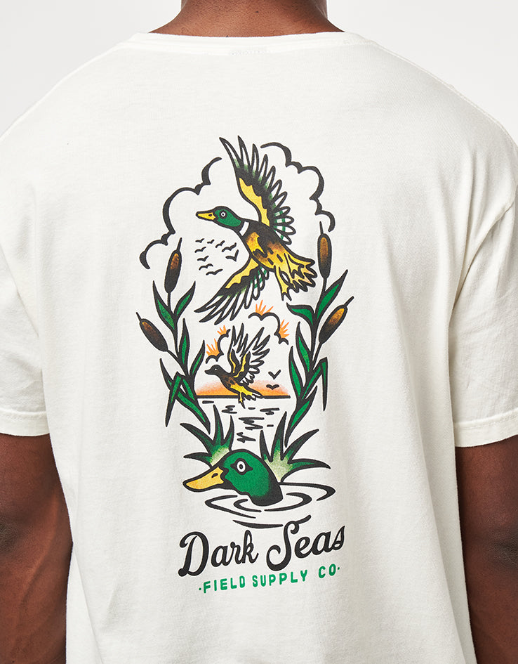 Dark Seas Wild Duck Pigment T-Shirt - Tofu