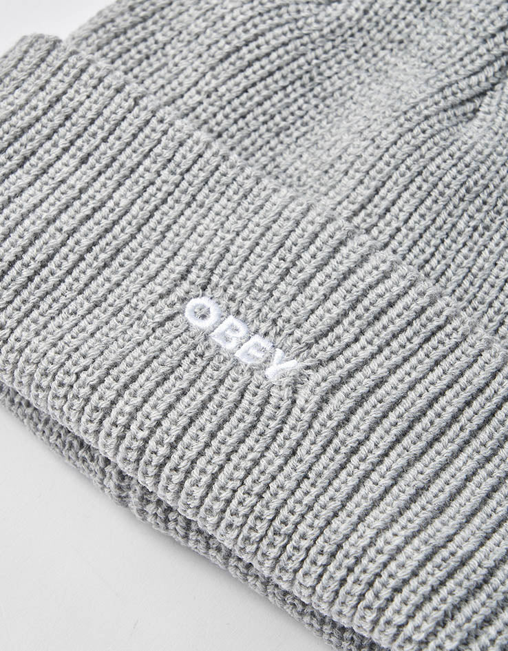 Obey Future Beanie - Heather Grey
