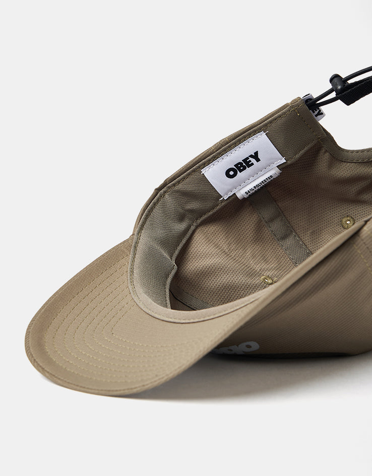 Obey Stride 5 Panel Strapback - Olive