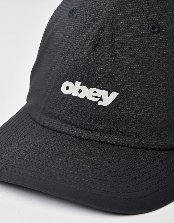 Obey Stride 5 Panel Strapback - Black